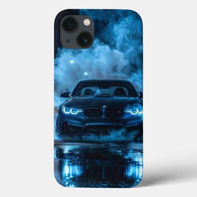 Midnight Blue Sports Car Phone Case (Back)