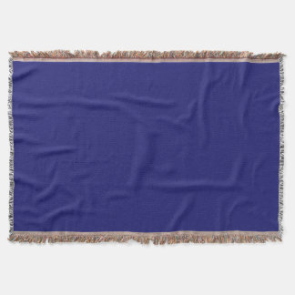 Midnight Blue Throw Blanket