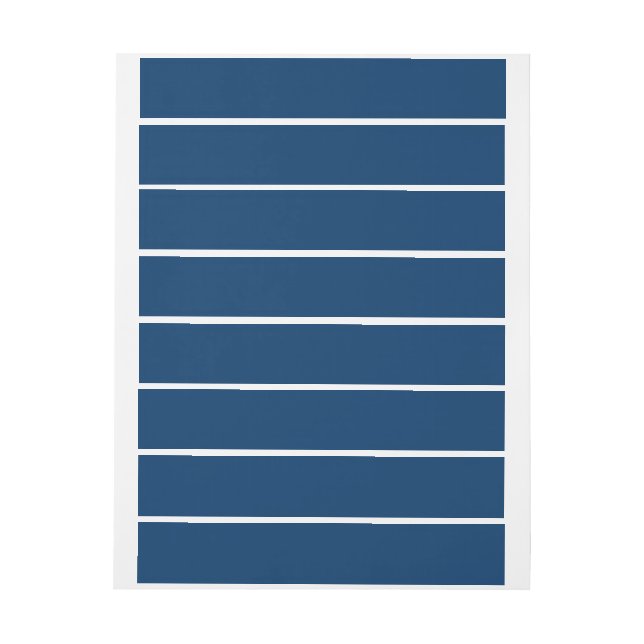 Midnight Blue Wraparound Address Label – Custom (Sheet)