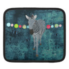Midnight Blue Zebra iPad Sleeve
