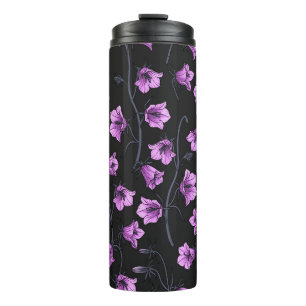 Midnight Bluebells, Harebells, Bellflowers 2 Thermal Tumbler