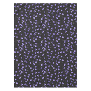 Midnight Bluebells, Harebells, Bellflowers Tablecloth