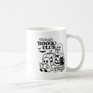 Midnight Boo(k) Club Halloween Ghosts Reading Book Coffee Mug