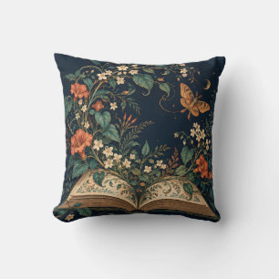 Midnight Books Blooming Garden Cushion