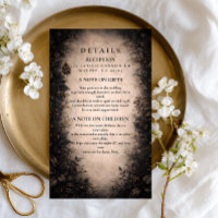 Midnight Botanical Gothic Wedding