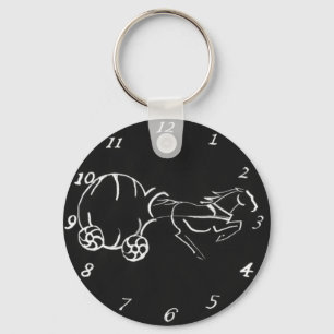 Midnight Carriage black Keychain
