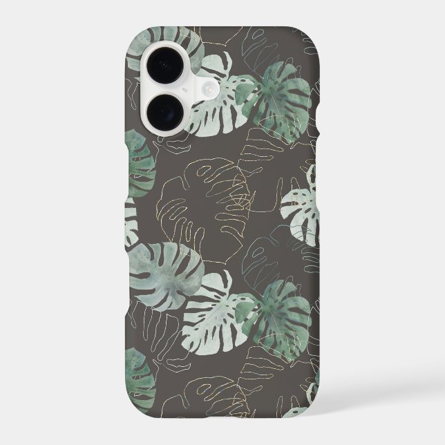 Midnight Charcoal Monstera (Back)