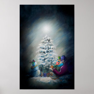 Midnight Christmas 11 x 17 Poster