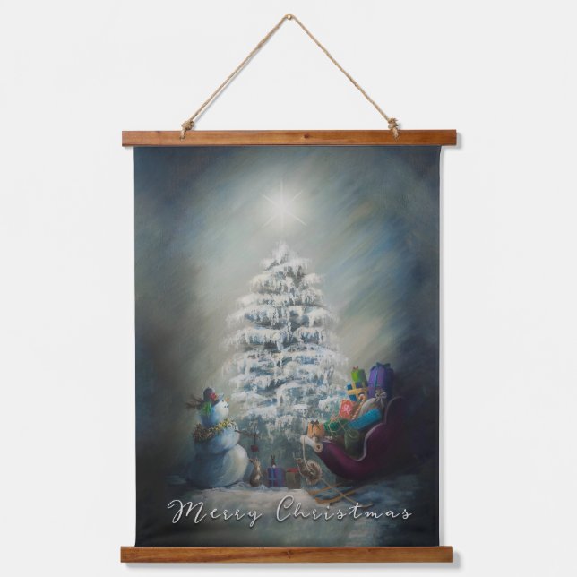 Midnight Christmas Hanging Tapestry (Front)