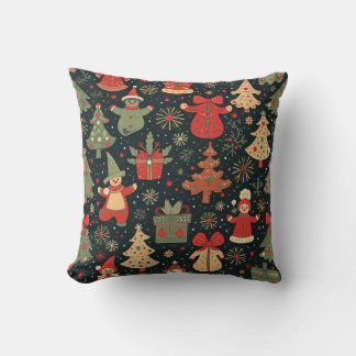 Midnight Christmas Pillow