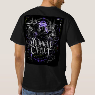 Midnight Circuit Gothic Cyberpunk Graphic T-Shirt