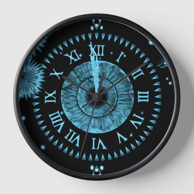 Midnight Clock Light Blue (Front)