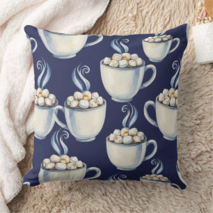 Midnight Cocoa – Cosy Winter Cushion