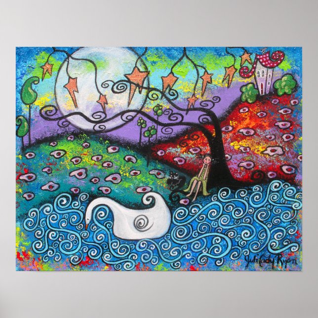 Midnight Contemplation Print (Front)