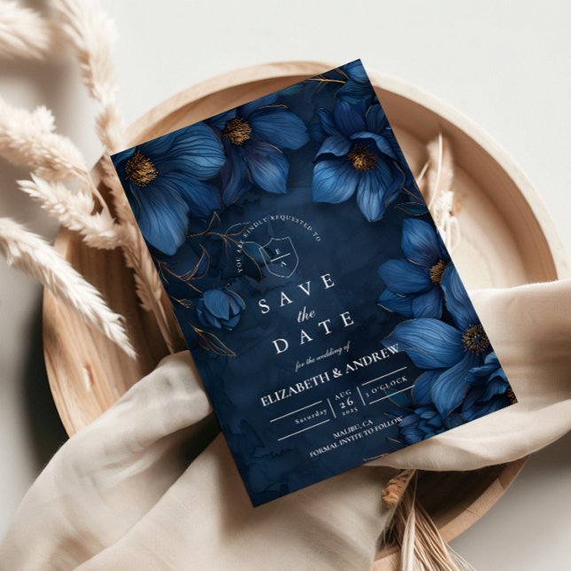 Midnight Copper Garden Wedding Save The Date (Creator Uploaded)