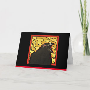 '' MIDNIGHT CROW '' CARD