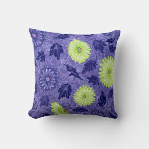 Midnight Daisy Garden Cushion
