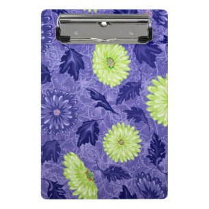 Midnight Daisy Garden Mini Clipboard