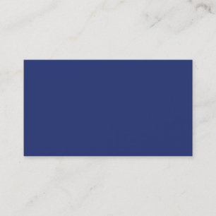 Midnight Dark Blue Personalised Navy Background Business Card