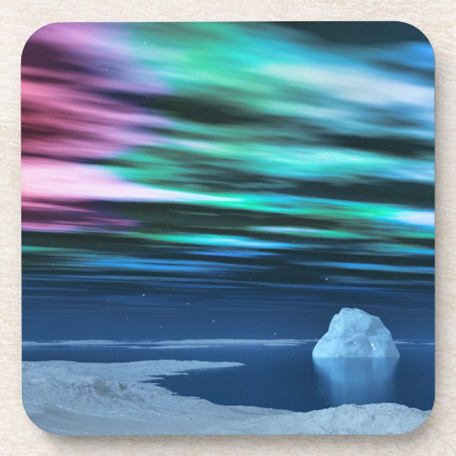 Midnight Dawn Cork Coasters (Front)