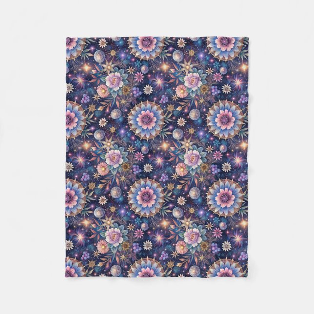 Midnight Delight Fleece Blanket (Front)