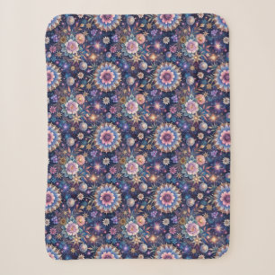 Midnight Delight Sherpa Blanket