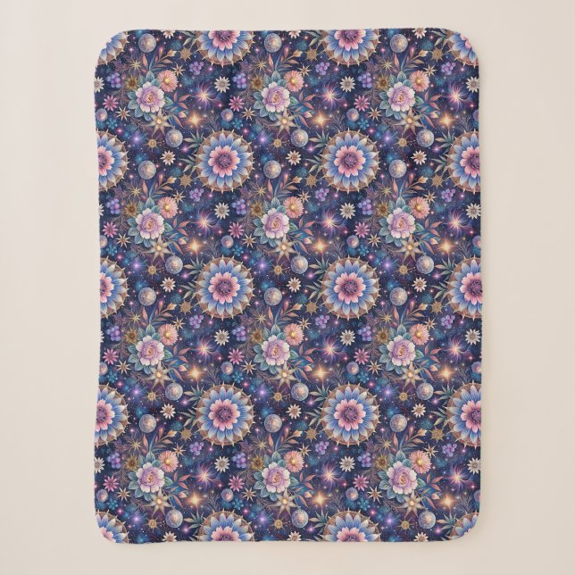 Midnight Delight Sherpa Blanket (Front)