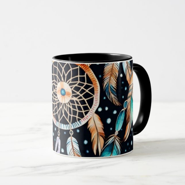 Midnight Dream-Catching Mug (Front Right)