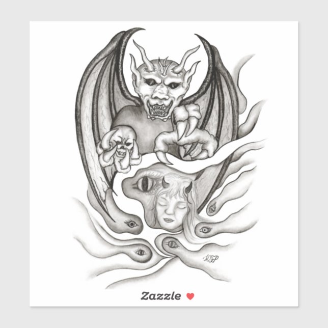 Midnight Dream - Devils in Tattoo-style (Sheet)