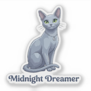  Midnight Dreamer Celestial Cat