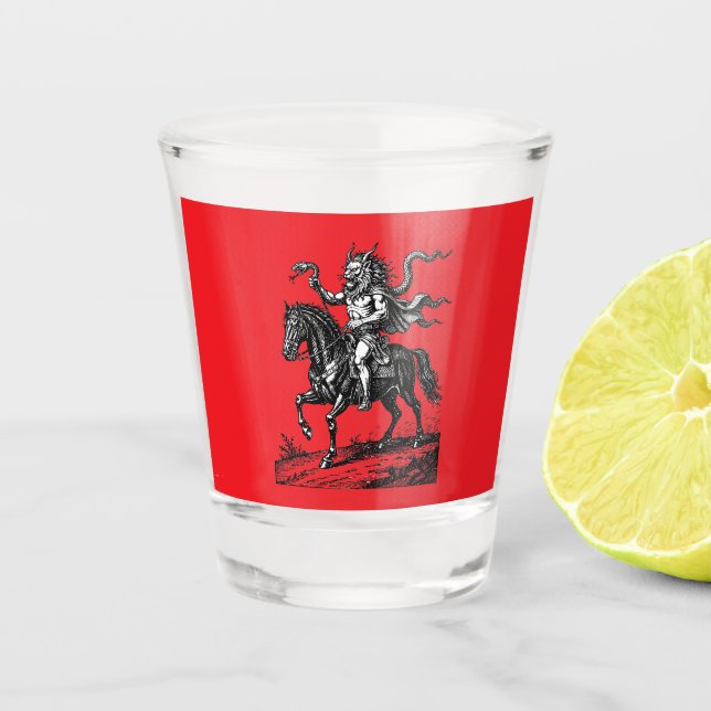 Midnight Earl Ascending Shot Glass (Front)