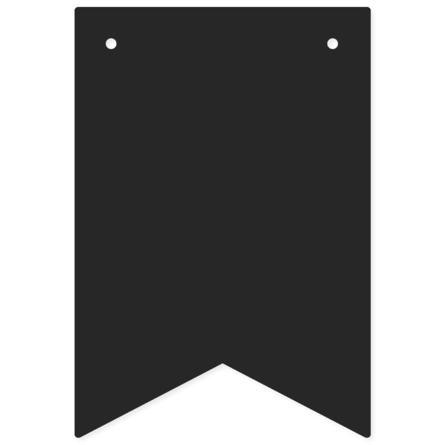 Midnight Elegance Bridal Shower Bunting (First Flag)