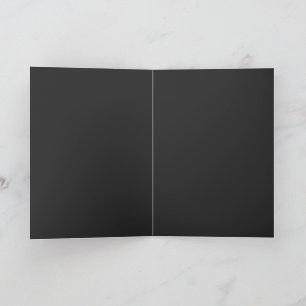 Midnight Elegance Bridal Shower Thank You Card