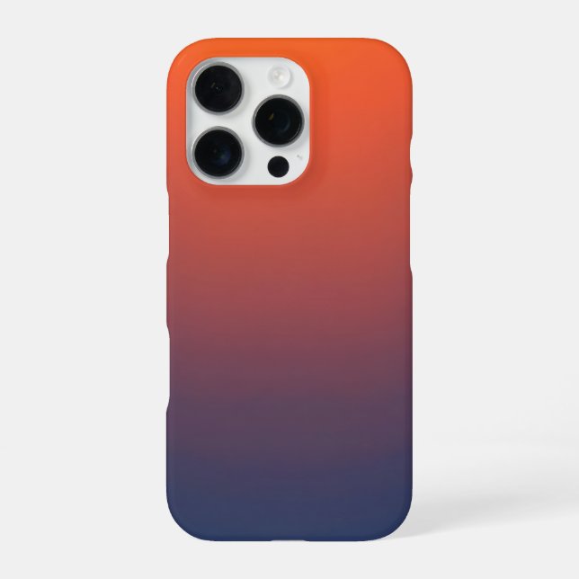 Midnight Ember Gradient iPhone Case (Back)