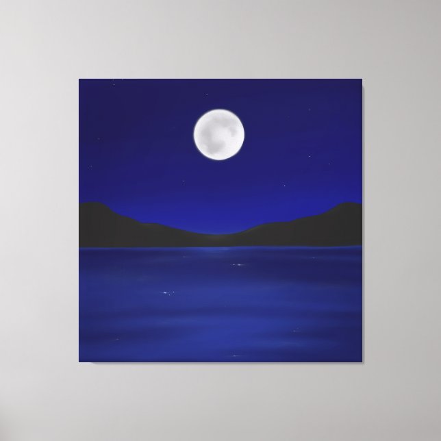 Midnight Embrace Canvas Print (Front)