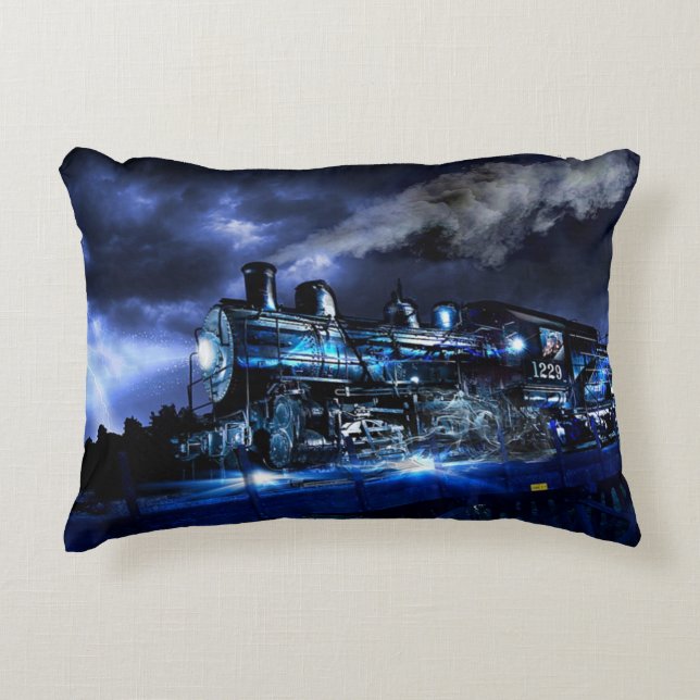 Midnight Express Decorative Cushion (Front)