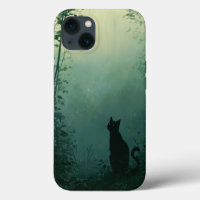 Midnight Familiar – Fantasy Art with Cat