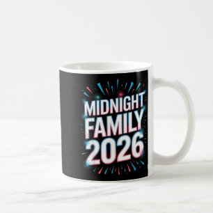 Midnight Family 2026 Fireworks Countdown Unity Spa Coffee Mug