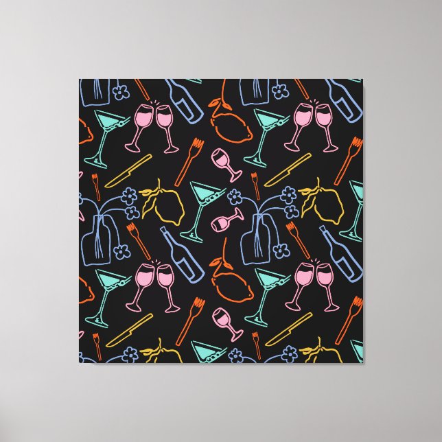 Midnight Feast Canvas Print (Front)