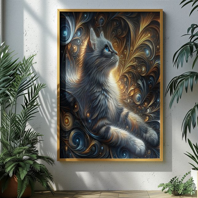 Midnight Feline Elegance Poster (Creator Uploaded)