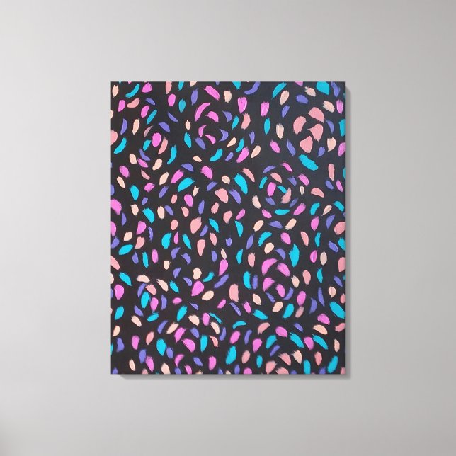 Midnight Flight Colourful Print  (Front)