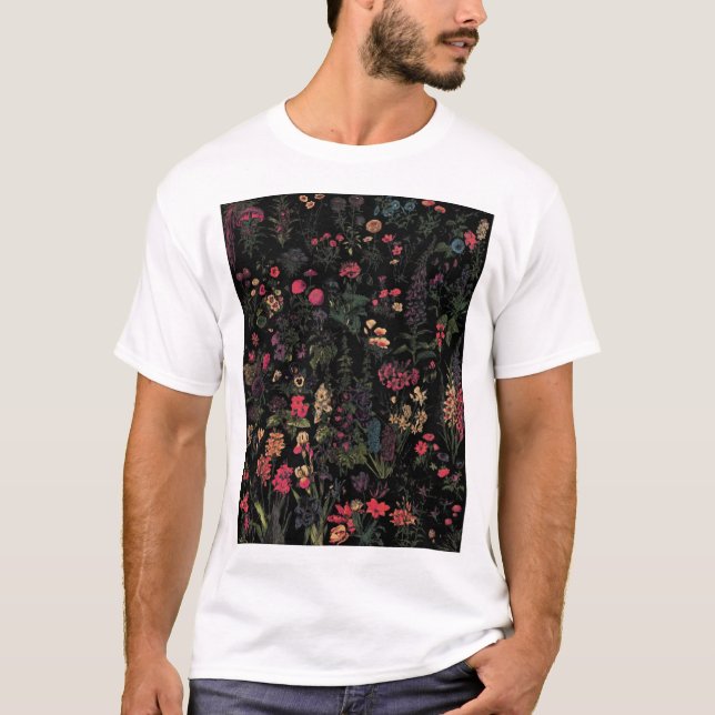 Midnight Floral Active T-Shirt (Front)