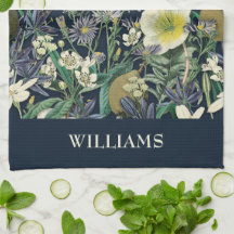 Midnight Floral Vintage Botanical Custom