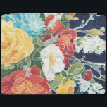 Midnight Florals I iPad Cover<br><div class="desc">Floral</div>