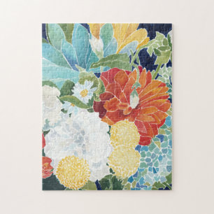 Midnight Florals III Jigsaw Puzzle