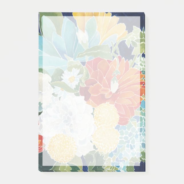 Midnight Florals III Post-it Notes (Front)