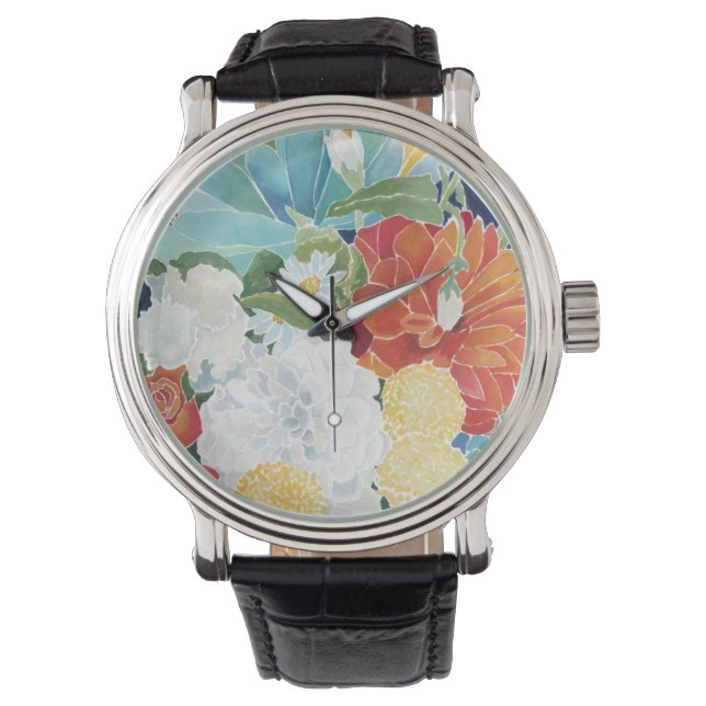 Midnight Florals III Watch (Front)