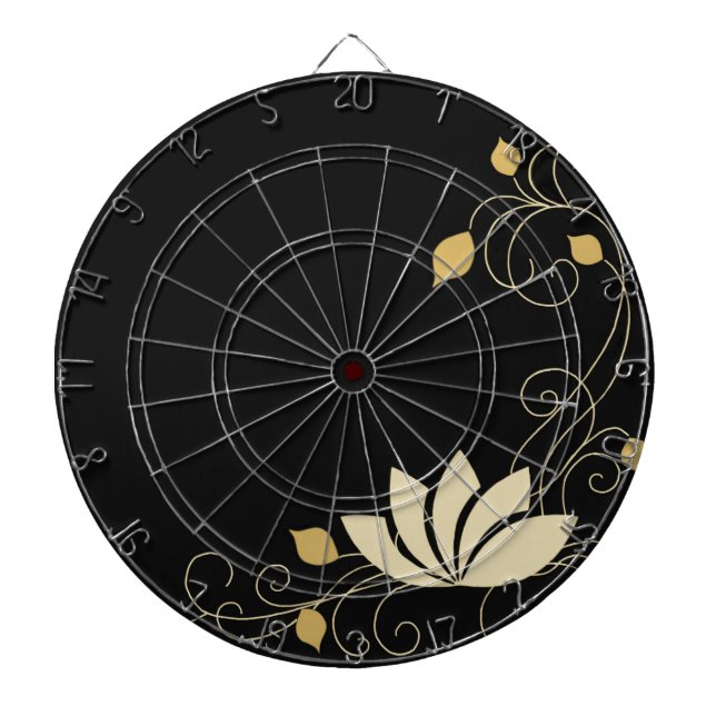 Midnight Flower Dartboard (Front)