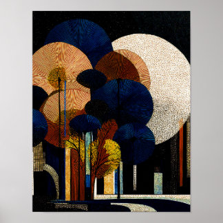 Midnight Forest #13 - 4x5 Digital Download Poster