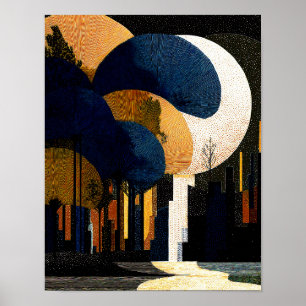 Midnight Forest  #3 - 4x5 Digital Download Poster